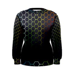 Hexagons Honeycomb Women s Sweatshirt by Mariart