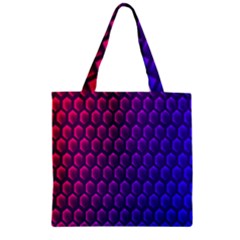 Hexagon Widescreen Purple Pink Zipper Grocery Tote Bag by Mariart