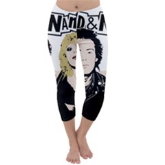 Sid And Nancy Capri Winter Leggings  by Valentinaart