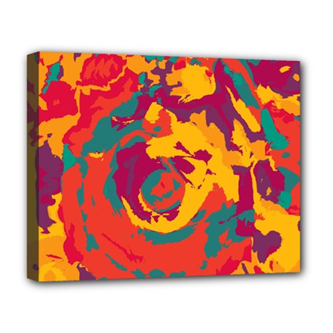 Abstract Art Deluxe Canvas 20  X 16   by ValentinaDesign