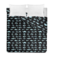 Fish Pattern Duvet Cover Double Side (full/ Double Size) by ValentinaDesign