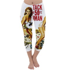 Attack Of The 50 Ft Woman Capri Winter Leggings  by Valentinaart