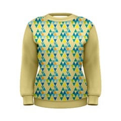 Colorful Triangle Pattern Women s Sweatshirt by berwies