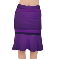 Board Purple Line Mermaid Skirt by Mariart