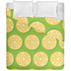 Lime Orange Yellow Green Fruit Duvet Cover Double Side (california King Size) by Mariart