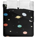 Planets Space Duvet Cover Double Side (California King Size) View2