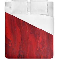 Stone Red Volcano Duvet Cover (california King Size) by Mariart
