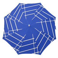 Line Stripes Blue Straight Umbrellas by Mariart