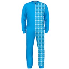 Simple Rectangular Pattern Onepiece Jumpsuit (men)  by berwies