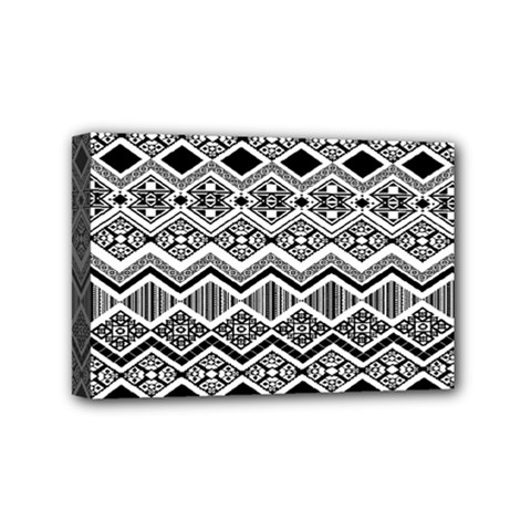 Aztec Design  Pattern Mini Canvas 6  X 4  by BangZart