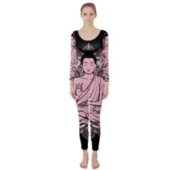 Ornate Buddha Long Sleeve Catsuit by Valentinaart