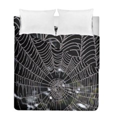 Spider Web Wallpaper 14 Duvet Cover Double Side (full/ Double Size) by BangZart