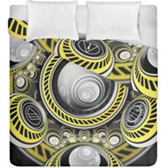 A Cautionary Fractal Cake Baked For Glados Herself Duvet Cover Double Side (king Size) by jayaprime