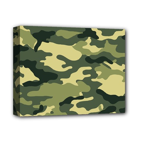 Camouflage Camo Pattern Deluxe Canvas 14  X 11  by BangZart