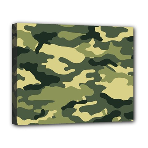 Camouflage Camo Pattern Deluxe Canvas 20  X 16   by BangZart
