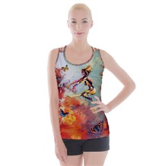  maiden Voyage  - Criss Cross Back Tank Top  by livingbrushlifestyle