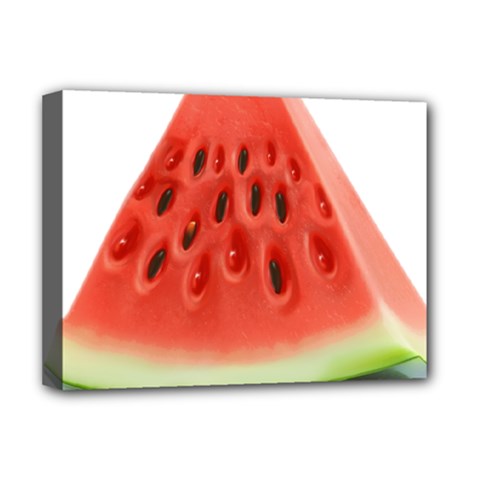 Piece Of Watermelon Deluxe Canvas 16  X 12   by BangZart