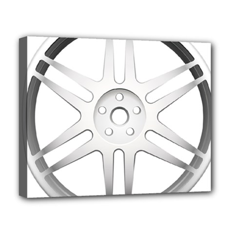 Wheel Skin Cover Deluxe Canvas 20  X 16   by BangZart