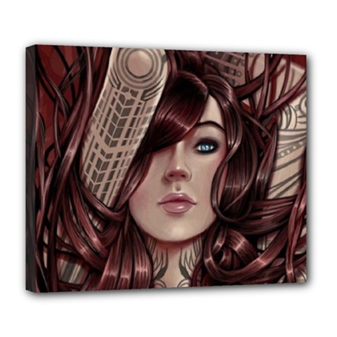 Beautiful Women Fantasy Art Deluxe Canvas 24  X 20   by BangZart
