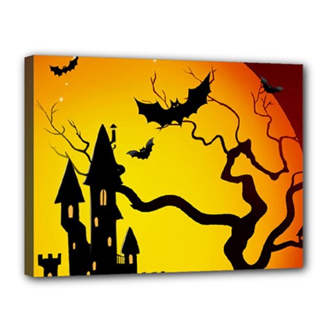 Halloween Night Terrors Canvas 16  X 12  by BangZart
