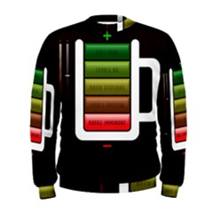 Black Energy Battery Life Men s Sweatshirt by BangZart