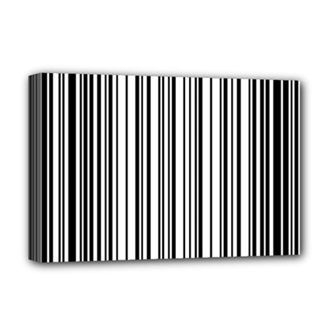 Barcode Pattern Deluxe Canvas 18  X 12   by BangZart