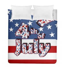 4th Of July Independence Day Duvet Cover Double Side (full/ Double Size) by Valentinaart