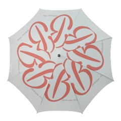 Belicious World  b  In Coral Golf Umbrellas by beliciousworld