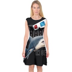 The Shark Movie Capsleeve Midi Dress by Valentinaart