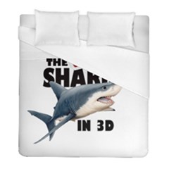 The Shark Movie Duvet Cover (full/ Double Size) by Valentinaart