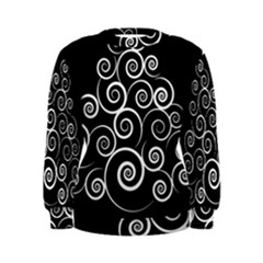 Abstract Spiral Christmas Tree Women s Sweatshirt by Mariart