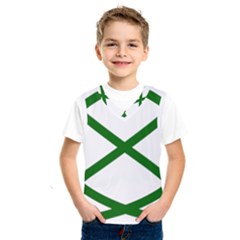 Lissajous Small Green Line Kids  Sportswear by Mariart