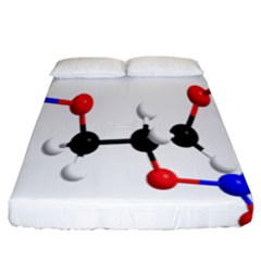 Nitroglycerin Lines Dna Fitted Sheet (california King Size) by Mariart