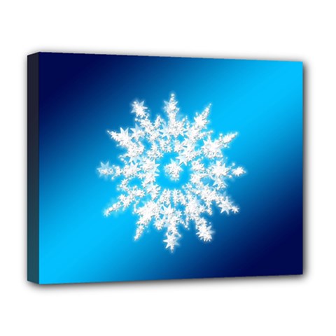 Background Christmas Star Deluxe Canvas 20  X 16   by Nexatart