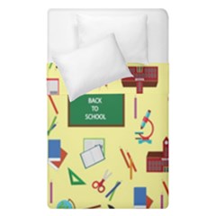Back To School Duvet Cover Double Side (single Size) by Valentinaart