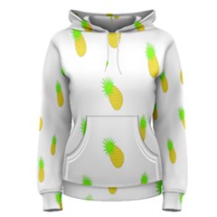 Cute Pineapple Fruite Yellow Green Women s Pullover Hoodie by Mariart