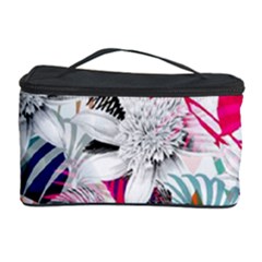 Flower Graphic Pattern Floral Cosmetic Storage Case by Mariart