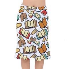 Friends Library Lobby Book Sale Mermaid Skirt by Mariart