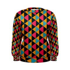 Triangles Pattern                            Women s Sweatshirt by LalyLauraFLM