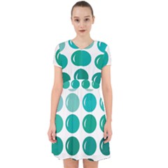 Bubbel Balloon Shades Teal Adorable In Chiffon Dress by Mariart