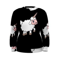 Unicorn Sheep Women s Sweatshirt by Valentinaart