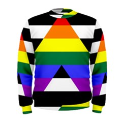Straight Ally Flag Men s Sweatshirt by Valentinaart