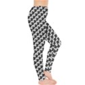 Hotwife Queen of Spades motif on white Leggings  View4