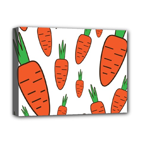 Fruit Vegetable Carrots Deluxe Canvas 16  X 12   by Mariart
