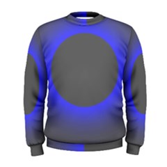 Pure Energy Black Blue Hole Space Galaxy Men s Sweatshirt by Mariart
