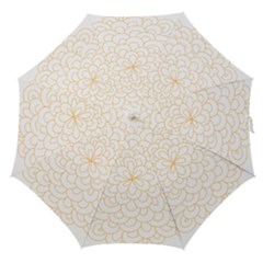 Rosette Flower Floral Straight Umbrellas by Mariart