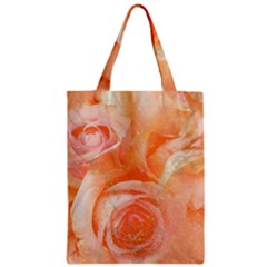 Flower Power, Wonderful Roses, Vintage Design Zipper Classic Tote Bag by FantasyWorld7