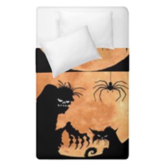 Halloween Duvet Cover Double Side (single Size) by Valentinaart