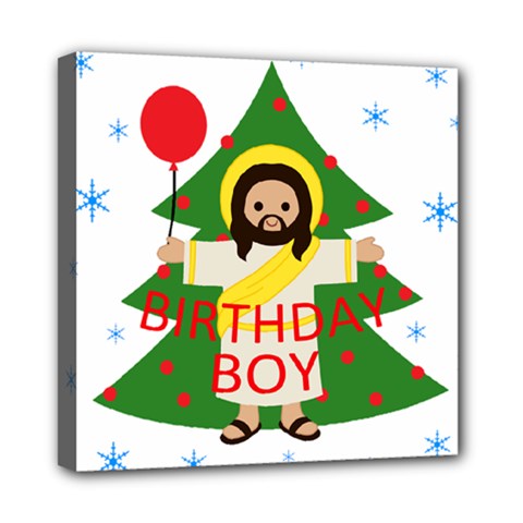Jesus - Christmas Mini Canvas 8  X 8  by Valentinaart