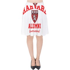 Harvard Alumni Just Kidding Velvet High Waist Skirt by Celenk